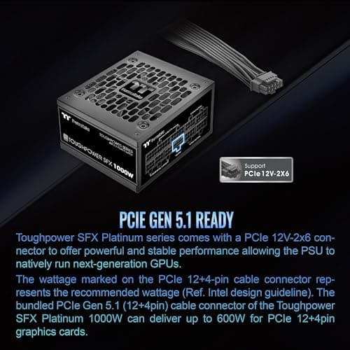 Thermaltake Toughpower SFX 1000W Fully Modular 80+ Platinum Certified image
