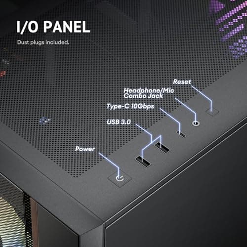 Antec FLUX REAR Mid Tower Case With Tempered Glass image