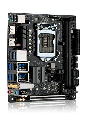 ASRock H370M-ITX/ac LGA 1151 (300 Series) Intel H370 HDMI SATA 6Gb/s USB 3.1 Mini ITX Intel Motherboard image