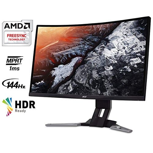 Acer XZ321QU bmijpphzx 31.5" 1440p 144Hz VA Curved Monitor image