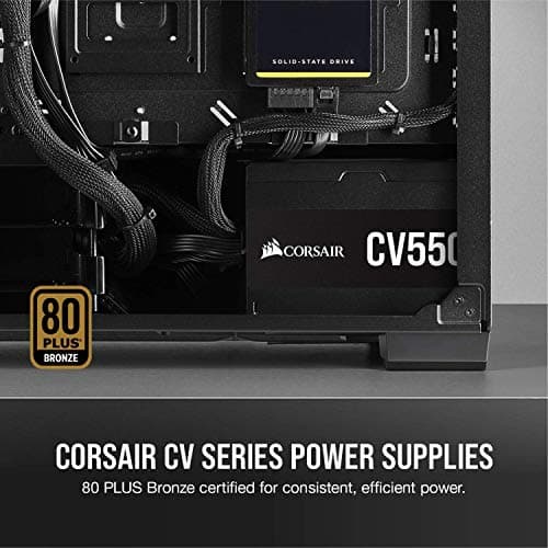 CORSAIR CV Series CV550 CP-9020210-NA 550 W ATX12V 80 PLUS BRONZE Certified Non-Modular Power Supply image