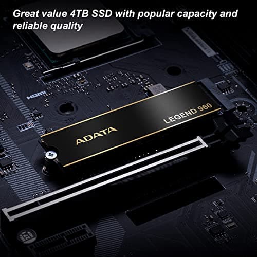 ADATA Legend 960 4TB M.2-2280 SSD PCIe 4.0 NVMe image