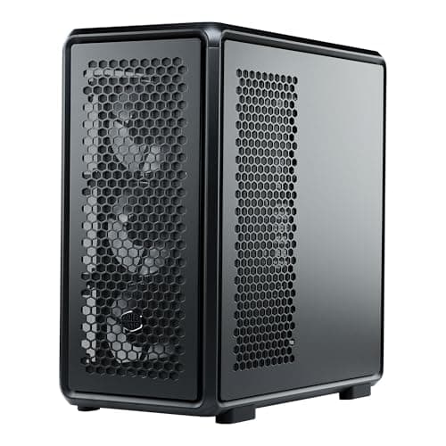 Cooler Master MasterFrame 600 ATX Mid Tower Black with Tempered Glass Side Panel and USB 3.2 Gen 2x2 Type-C USB 3.2 Gen 1 Type-A image