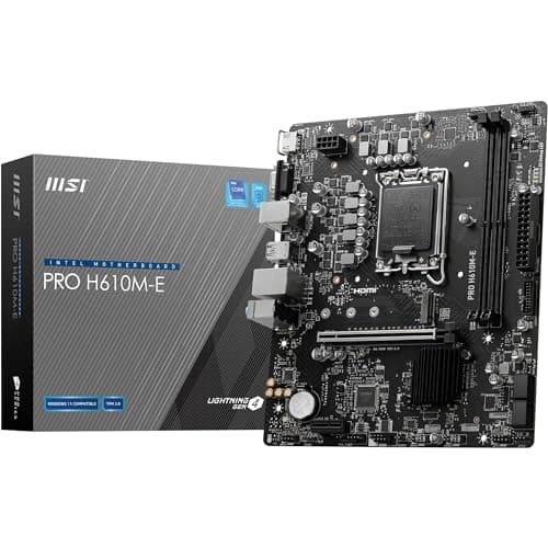 MSI H610 PRO H610M-E LGA1700 DDR5 Micro ATX image