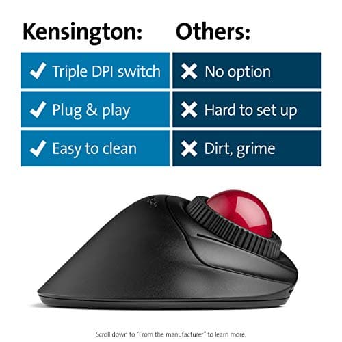 Kensington Orbit Fusion Wired/Wired/Wireless Laser Mouse image