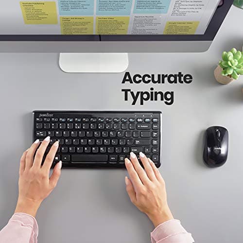 Perixx PERIDUO-707B PLUS Wireless Standard Keyboard With Optical Mouse image