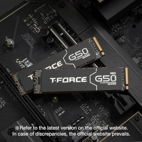 TEAMGROUP T-FORCE G50 512GB SSD M.2-2280 PCIe 4.0 x4 NVMe image
