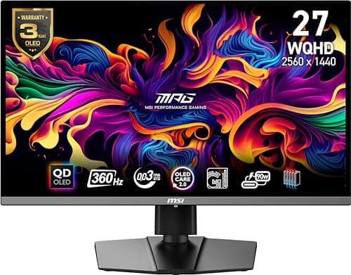 MSI MPG 271QRX 27" 1440p 360Hz QD-OLED Monitor main image
