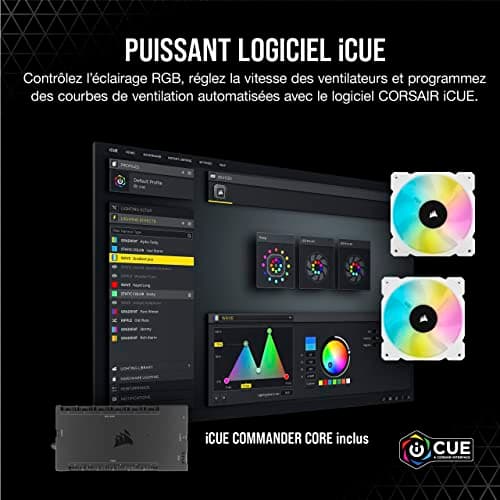 Corsair iCUE H100i ELITE CAPELLIX Water 240mm 75 CFM image