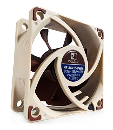 Noctua NF-A6x25-PWM 60mm Brown PWM 17.19 CFM 1-Pack image