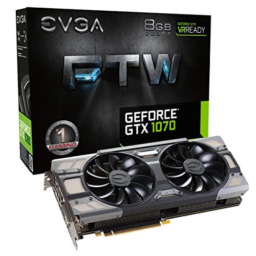 EVGA FTW GAMING ACX 3.0 GeForce GTX 1070 8GB GDDR5 Black / Gray main image