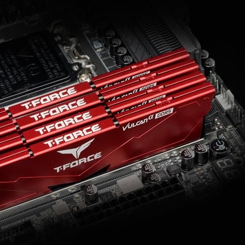 TEAMGROUP T-Force Vulcanα Red DDR5-6000 CL38 32GB (2x16GB) image