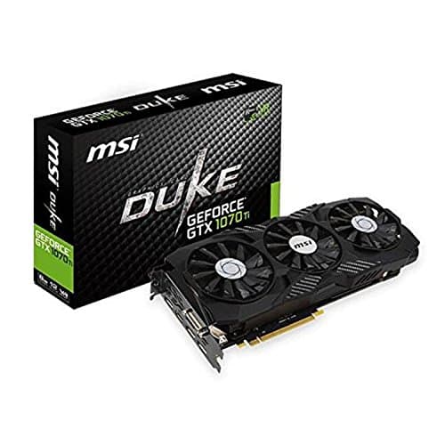 MSI GeForce GTX 1070 Ti DUKE 8GB GDDR5 Black image