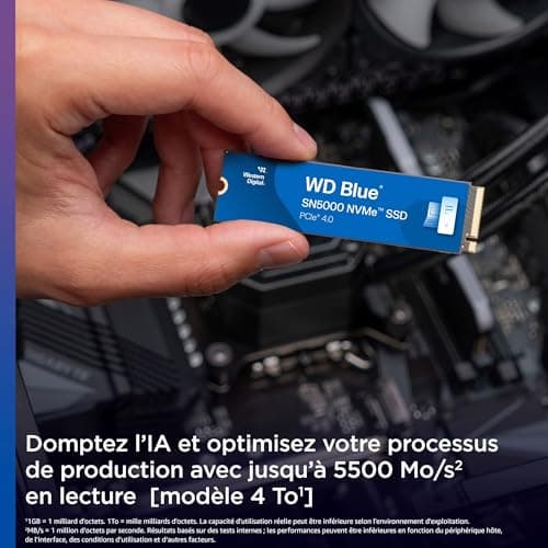 Western Digital WD Blue SN5000 2TB SSD M.2 NVMe PCIe 4.0 image