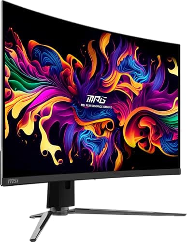 MSI MPG 321CURX 31.5" 4K 240Hz QD-OLED Curved Monitor image