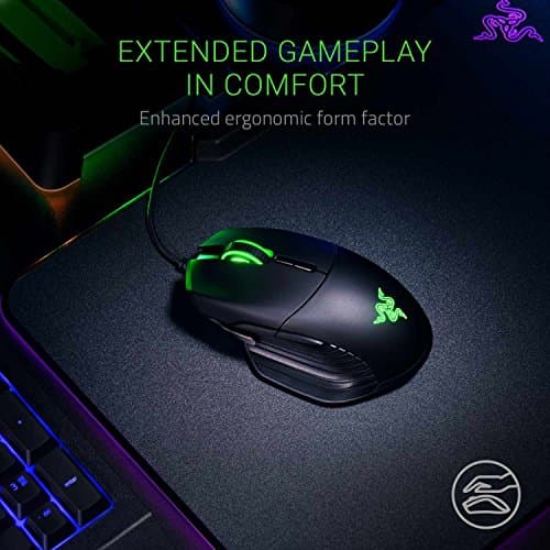 Razer Basilisk - Chroma Enabled RGB FPS Gaming Mouse - Worlds Most Precise Sensor - Comfortable Grip w/ DPI Clutch & Customizable Scroll Wheel Resistance (Renewed) image