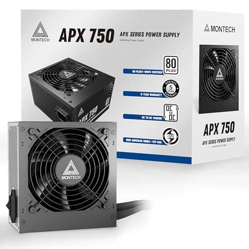 Montech APX Black ATX 750W Non-Modular 80+ Certified image