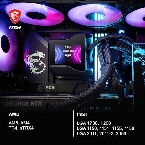 MSI MPG CORELIQUID D360 Water 360mm 77.4 CFM Black image