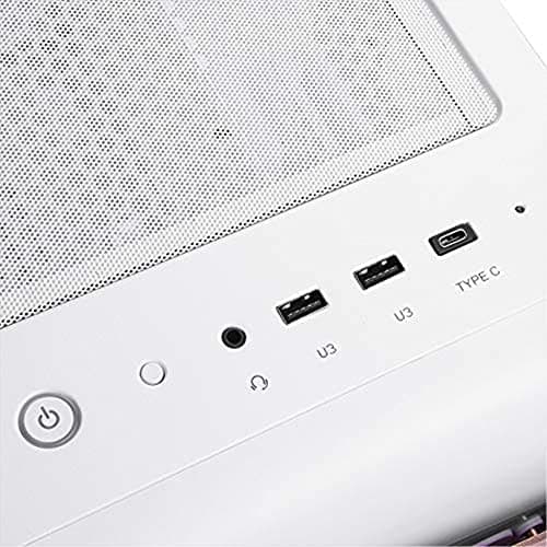 Silverstone SETA A1 ATX Mid Tower Pink / Silver with Tempered Glass Side Panel and USB 3.2 Gen 2 Type-C, USB 3.2 Gen 1 Type-A image