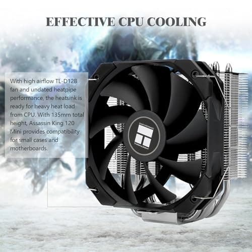 Thermalright Assassin King 120 MINI V2 Air 135mm Black / Silver image