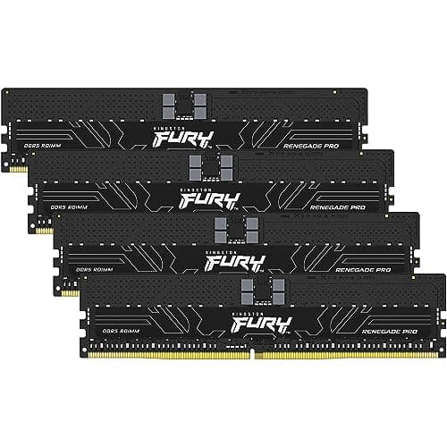 Kingston FURY Renegade Pro Black Registered DDR5-6400 CL32 128GB (4x32GB) image