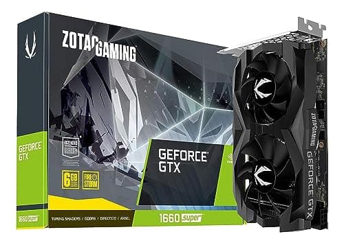 Zotac GAMING Twin Fan GeForce GTX 1660 SUPER 6GB GDDR6 Black image