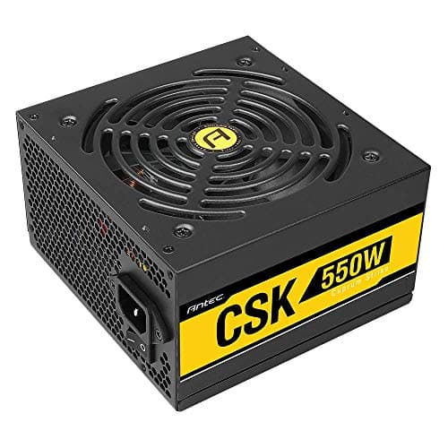 Antec CSK Black / Yellow 550W Non-Modular 80+ Bronze Certified ATX image