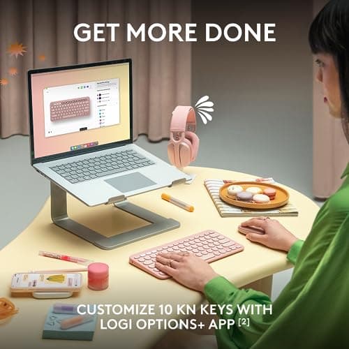 Logitech Pebble Keys 2 K380S Bluetooth Standard Keyboard image