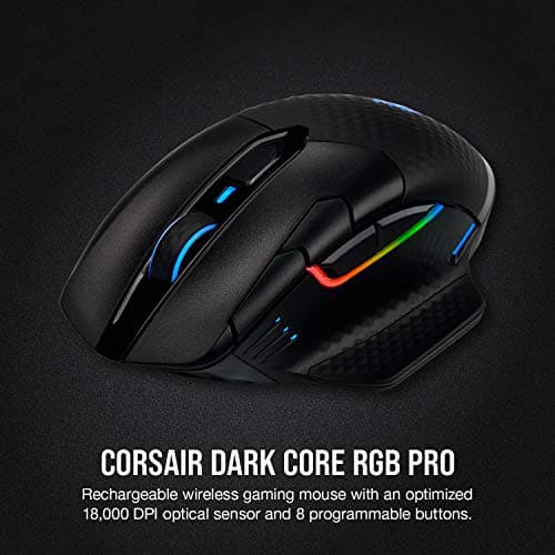 Corsair Dark Core RGB Pro Wireless Gaming Mouse - Black image