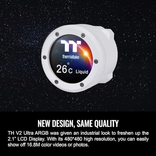 Thermaltake TH240 V2 Ultra ARGB Sync 57.05 CFM Water 240mm White image