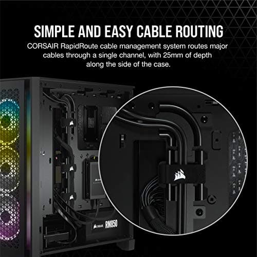 Corsair 4000D AIRFLOW Tempered Glass Mid-Tower ATX Case - Black image
