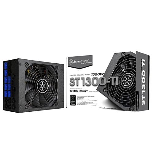 SilverStone Technology ST1300-TI, 80 Plus Titanium 1300W Fully Modular ATX/PS2 Power Supply, SST-ST1300-TI-X main image