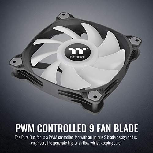 Thermaltake Pure Duo 140mm Black ARGB PWM 2-Pack image