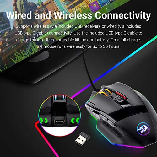 Redragon M801P Sniper Pro Wired Optical Gaming Mouse image