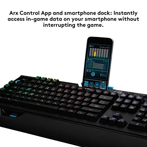 Logitech G910 Orion Spectrum Romer-G Tactile RGB Wired Gaming Keyboard image