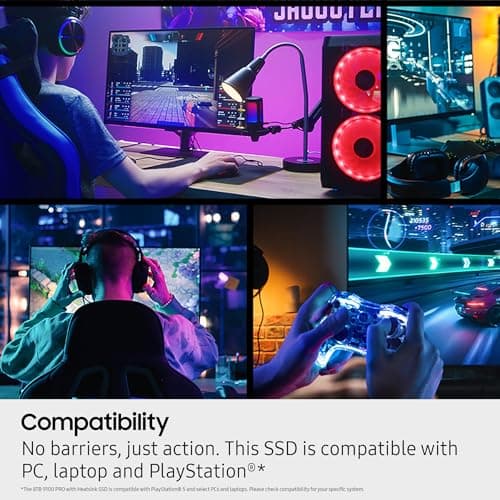 Samsung 9100 PRO w/Heatsink 4TB SSD M.2-2280 PCIe 5.0 X4 NVMe image