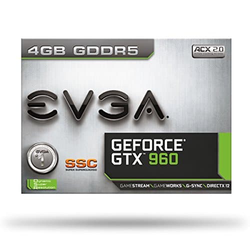 EVGA SSC ACX 2.0+ GeForce GTX 960 4GB GDDR5 Black / Silver image