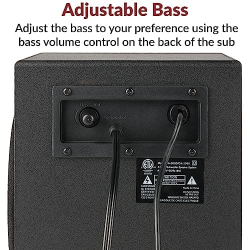 Cyber Acoustics CA-3090 2.1 Channel 10W Speaker System image