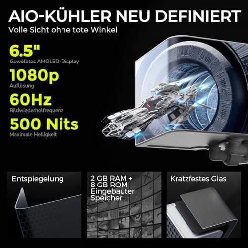 TRYX PANORAMA Water 240mm 81.32 CFM White image