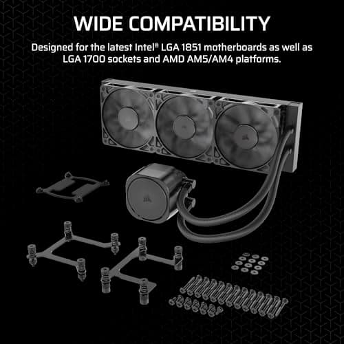 Corsair NAUTILUS RS Water 360mm Black image