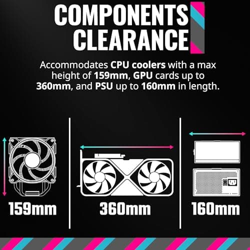 Cooler Master MasterBox Q300L Black Micro ATX Tower Acrylic Side Panel image