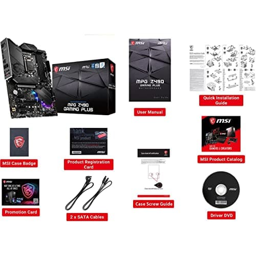 MSI Z490 MPG GAMING PLUS LGA1200 DDR4 ATX image