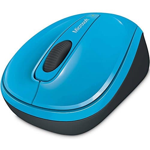 Microsoft 3500 Wireless Mobile Mouse, Cyan Blue (GMF-00273) image