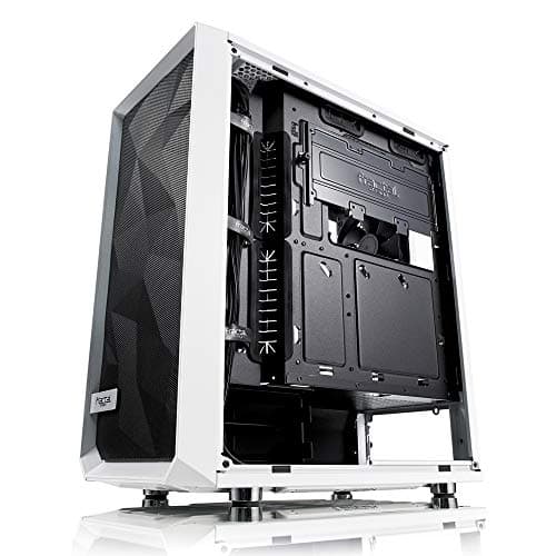 Fractal Design Meshify C ATX Mid Tower White / Black Tempered Glass Side Panel image