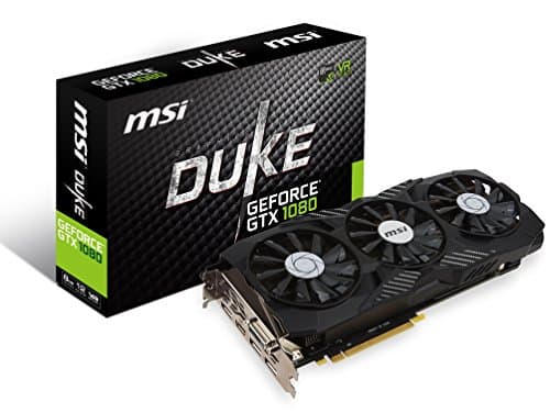 MSI DUKE OC GeForce GTX 1080 8GB GDDR5X Black / Beige image