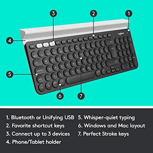 Logitech K780 Wireless Slim Keyboard image