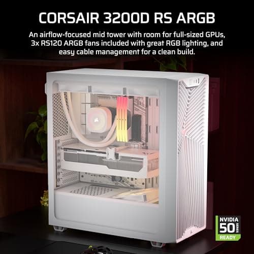 Corsair 3200D RS ARGB White image