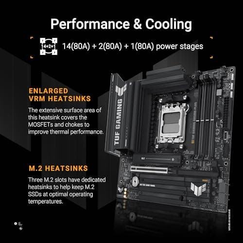 Asus B850 TUF GAMING B850M-PLUS AM5 DDR5 Micro ATX image