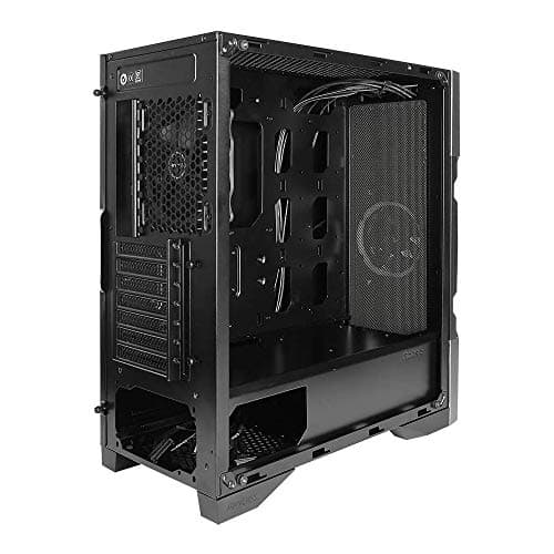 Antec Dark Avenger DA601 E-ATX Mid Tower Case/ARGB Motherboard Sync/Tempered Glass/Prizm 120 ARGB Fan Included image