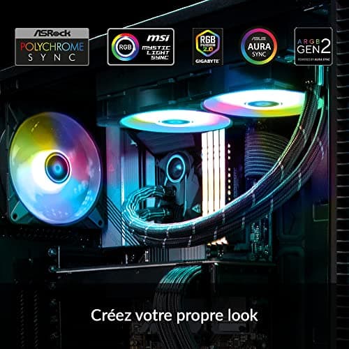 ARCTIC Liquid Freezer II Water 280mm A-RGB 68.9 CFM Black image